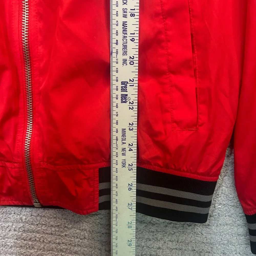 G BY GUESS Bomber Jacket Red XL Streetwear Varsity Flight Urban Retro